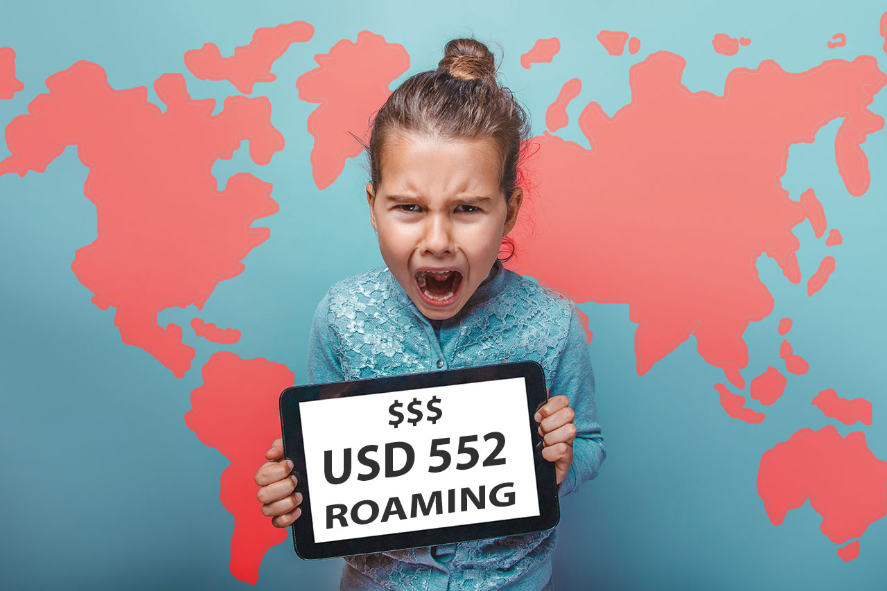 PERRENGUE: Roaming internacional de USD 552 na viagem para o México
