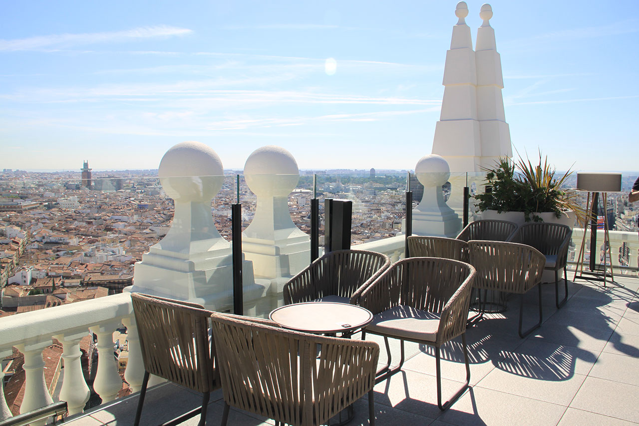 Os terraços em Madrid são muito aproveitados no verão