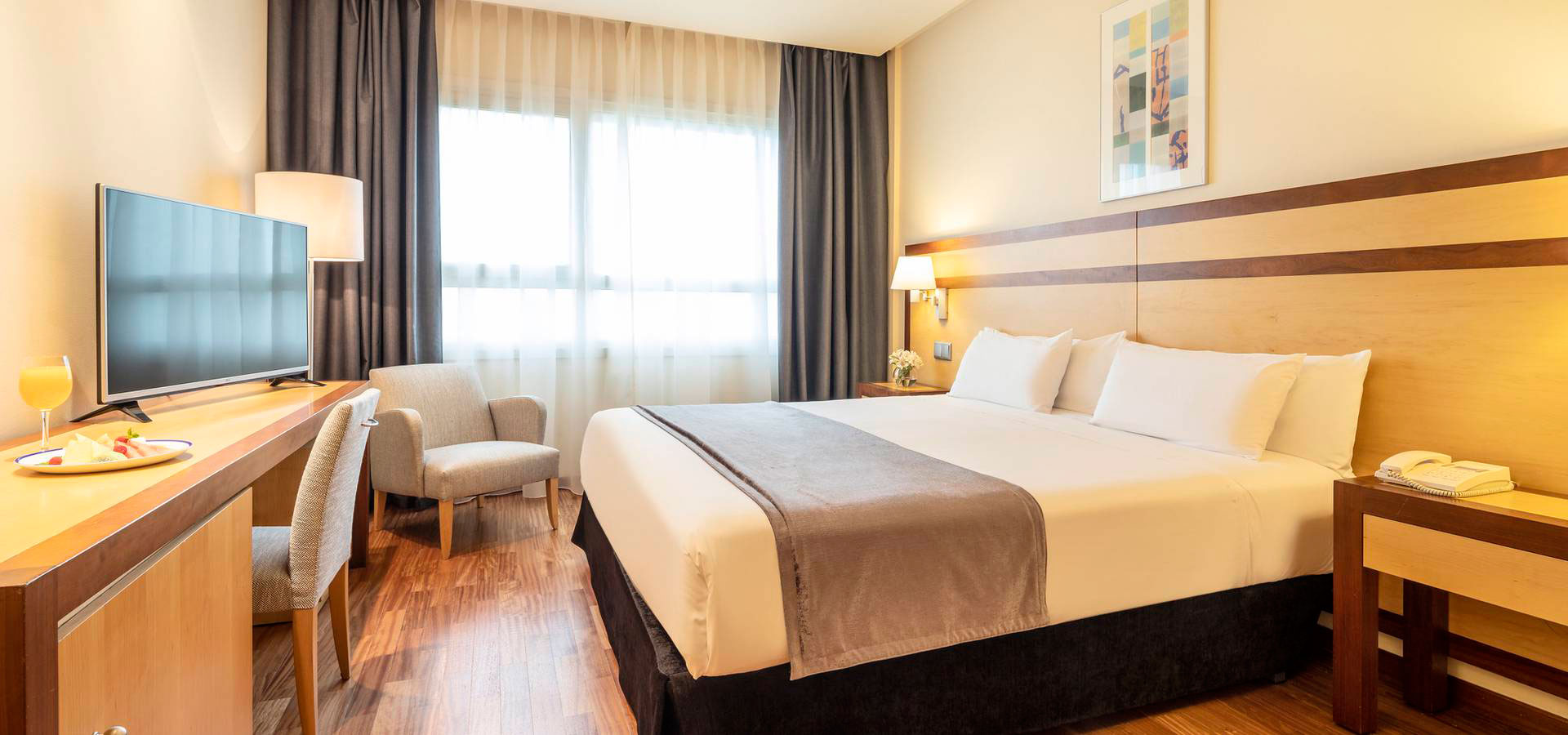 O Hotel Ilunion Pio XII é uma das opções de hospedagem de Madrid