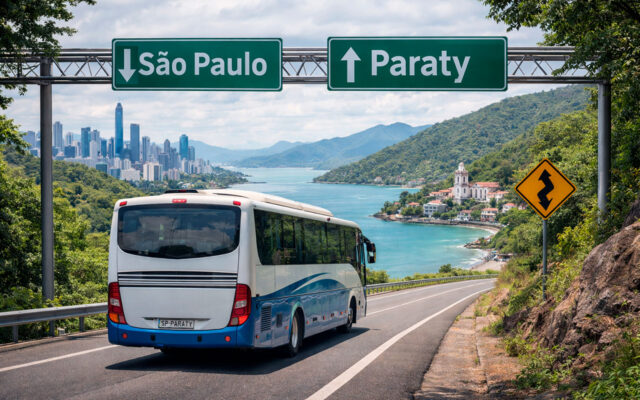 Como ir de São Paulo para Paraty (ônibus, transfer ou carro + preços 2026)