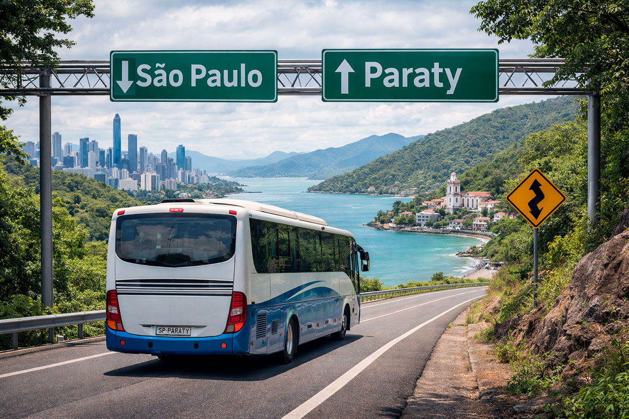 Como ir de São Paulo para Paraty (ônibus, transfer ou carro + preços 2026)