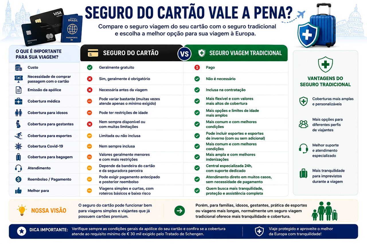 Seguro viagem do cartão vale a pena?