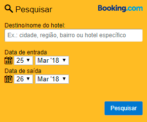 Reserva de hotéis Booking.com
